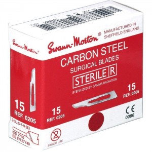 Swann Morton Carbon Sterile (Red Packet)