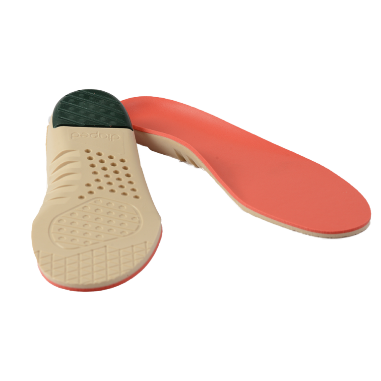 How do therapeutic insoles support diabetes and pressure relief?