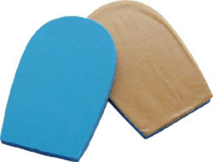 <b>Poron</b> 4000 Grey Heel Cushions - 6mm - One Size 