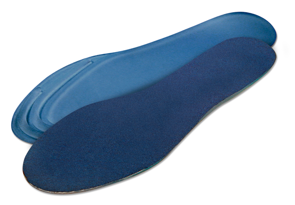 Silicone Gel Flat Insole With Cover - Absorbs shock and shear forces ...
